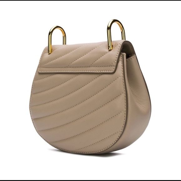 Chloe quilted tan small bag - Picture 2 of 5